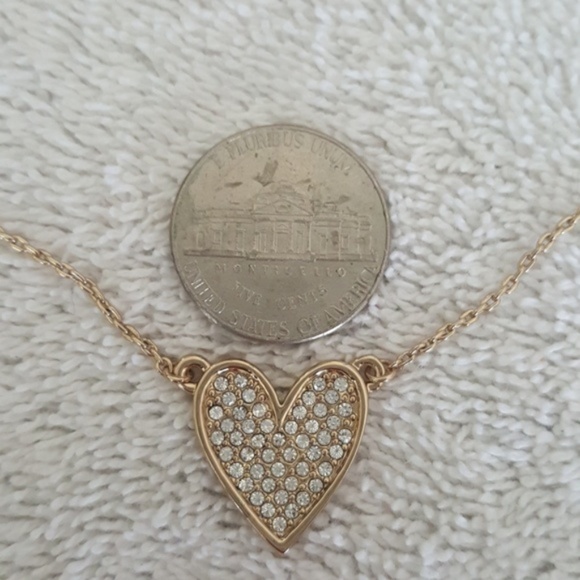 New Vince Camuto Pave Heart Pendant - Picture 7 of 7
